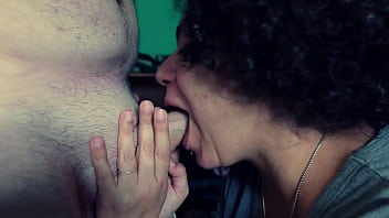 Step mom interrupted giving bj