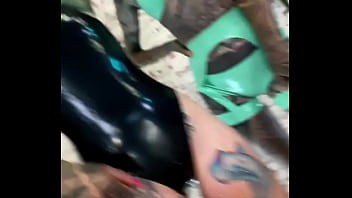 Me and my friends all in latex what’s your favorite outfit for a night out #latexcrew #boldandfierce #inkedmo