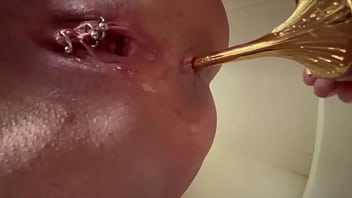 4 pee video compilation and putting highheels in my asshole and moving ass gapes