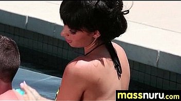 Slippery nuru massage for lucky dude 23