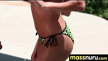 Slippery nuru massage for lucky dude 23