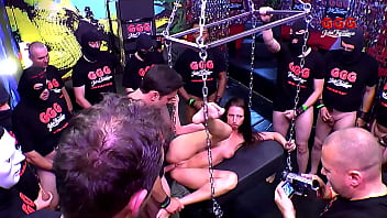 Ggg gangbang backstage with german slim girl july sun