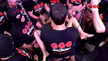 Ggg gangbang backstage with german slim girl july sun
