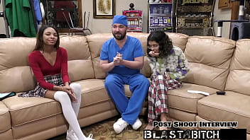 Solana spits out doctor's load so he fucks & blasts her with cum pov version