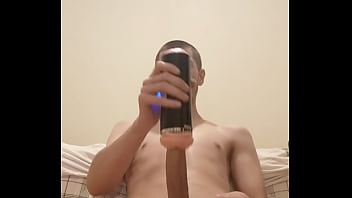 Masturbating