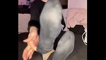 Kneel In Front Of The Couch Then You Can Already Smell My Sweaty Feet •full Video Tonight On Of #feet #bla thumbnail