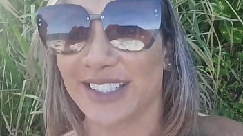 Sai do treino e fui da um role na praia de nudismo com amiga olha no que deu