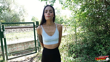 German scout skinny latina girl breiny zoe pick up for no condom casting fuck in berlin