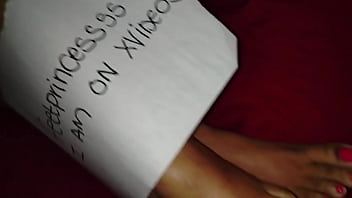 Showing off sexy feet