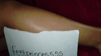 Showing off sexy feet