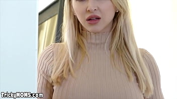 Blonde sex goddess gets fucked from behind