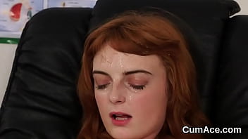 Flirtatious nympho loves a deep throat and plenty of charge on her face