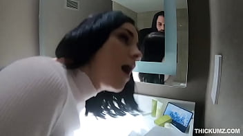 Thicc ass teen cutie picks up stranger for quickie Thicc ass teen cutie picks up stranger for quickie