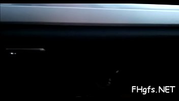 Delicious barely legal babe doggy style banging