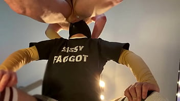 Married Dom Giving A Quick Load To Faggot Cumslut thumbnail