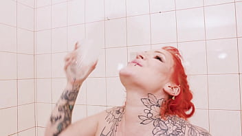 Bathroom anal with piss drinking piss puking gagging atm and piss purge