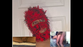 Reaction video ebony squirt while watching xvideos eye rolling orgasms