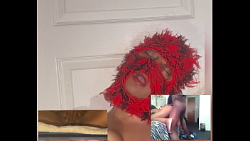 Reaction video ebony squirt while watching xvideos eye rolling orgasms