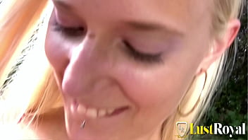 Beautiful babe with pink pussy and asshole nailed hard