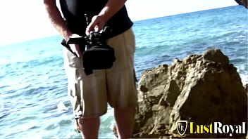 Beautiful babe with pink pussy and asshole nailed hard