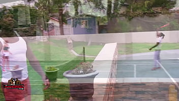 Boogie blonde slut dp'd and creampied by her bbc trainer and his bbc homie