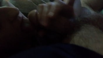 Big bear gets dick sucked