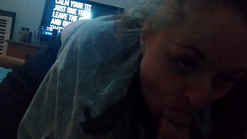 Big bear gets dick sucked