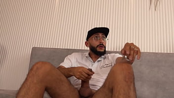 The delivery person receives an unexpected welcome oh i don't have anything to give you but i'm very hot