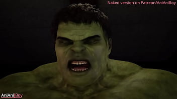 Black widow fucked by two monster cock