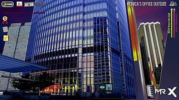 Fashionbusiness girl shows breasts in red suit e1 #72