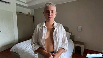 Sluty blonde rides on the dick and gets a huge facial