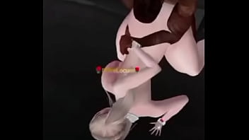 Negro disfrutando de un culo blanco rico