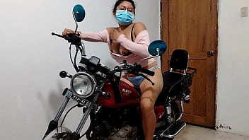 My stepdaughter sends me a sexy video with the gift i left in her room