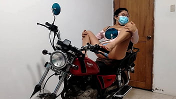 My stepdaughter sends me a sexy video with the gift i left in her room