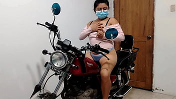 My stepdaughter sends me a sexy video with the gift i left in her room