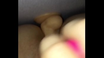 Fucking my tight asshole and vibing my clit