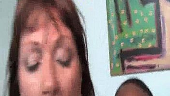 Big titted milf shared by two blacks