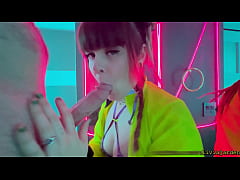 Play MP4 - Public Sloppy Deepthroat in a Rave Bathroom