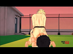 Play MP4 - Persona 5 Yaoi - Ryuji ridding joke's dick and he cums in his face - Japanese Asian Manga Anime Game Gay Porn
