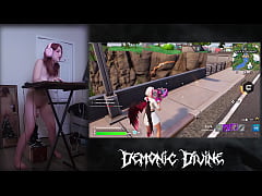 Play MP4 - Gamer Gooner Girl Plays Fortnite with Fuck Machine Part 1