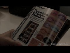 Play MP4 - Chick is doing things in front of her mirror