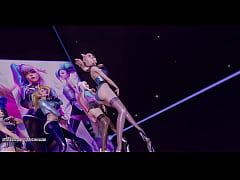 Play MP4 - &lbrack;MMD&rsqb; Everglow - Dun Dun League of Legends Ahri Akali Kaisa Evelynn Seraphine Hot Striptease Uncensored Hentai