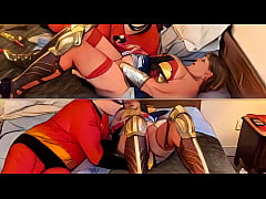 Play MP4 - Granny Wonder Woman Convinces Mr Incredible To Cheat&comma; Fuck & Cum In Her&excl; An AI Animated Adventure