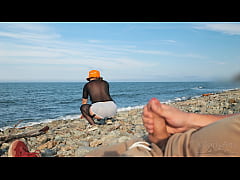 Play MP4 - Exhibitionist Strangers seduced each other on the Beach