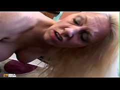 Play MP4 - Horny granny plays with her pussy before a man eats and fucks her hard