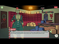 Play MP4 - Claus' Secret Surprise &lbrack; XMAS HENTAI Game &rsqb; Ep&period;4 the boss has a not so small cock after all &excl;