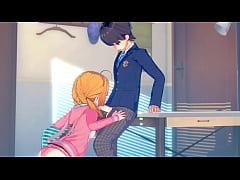 Play MP4 - Hentai girl can't stop sucking dick