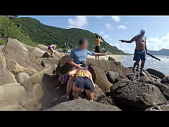 Play MP4 - Passers-by were outraged&comma; but she continued to suck and beg to fuck her ass