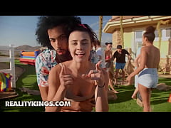 Play MP4 - Hot Pornstars Have A Naked Relay Race Before Hitting The Pool For A Wet Orgy - Reality Kings