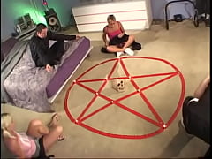 Play MP4 - Passionate Asian bitch&comma; a fan of Satan&comma; foreplay anal sex in the center of the circle with an excited stallion